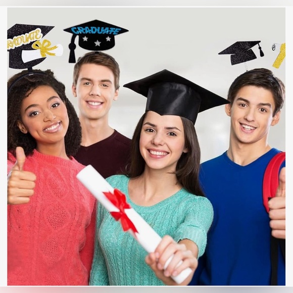 **SOLD**New Graduation Headband Hair Graduation Cap Hair with sequence Hoop 1PC - Picture 7 of 9